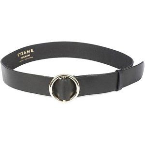 FRAME DENIM GOLD LE CIRCLE BLACK BELT  SIZE M Brand New  $395